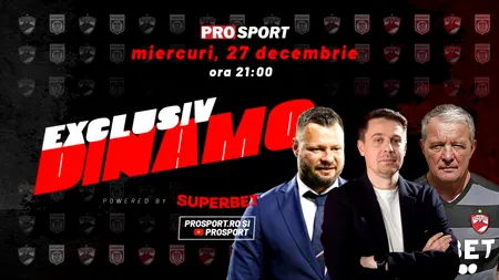 Ediție EXCLUSIV DINAMO. Marius Niculae și Constantin Niculae vin la emisiunea dedicată „câinilor”