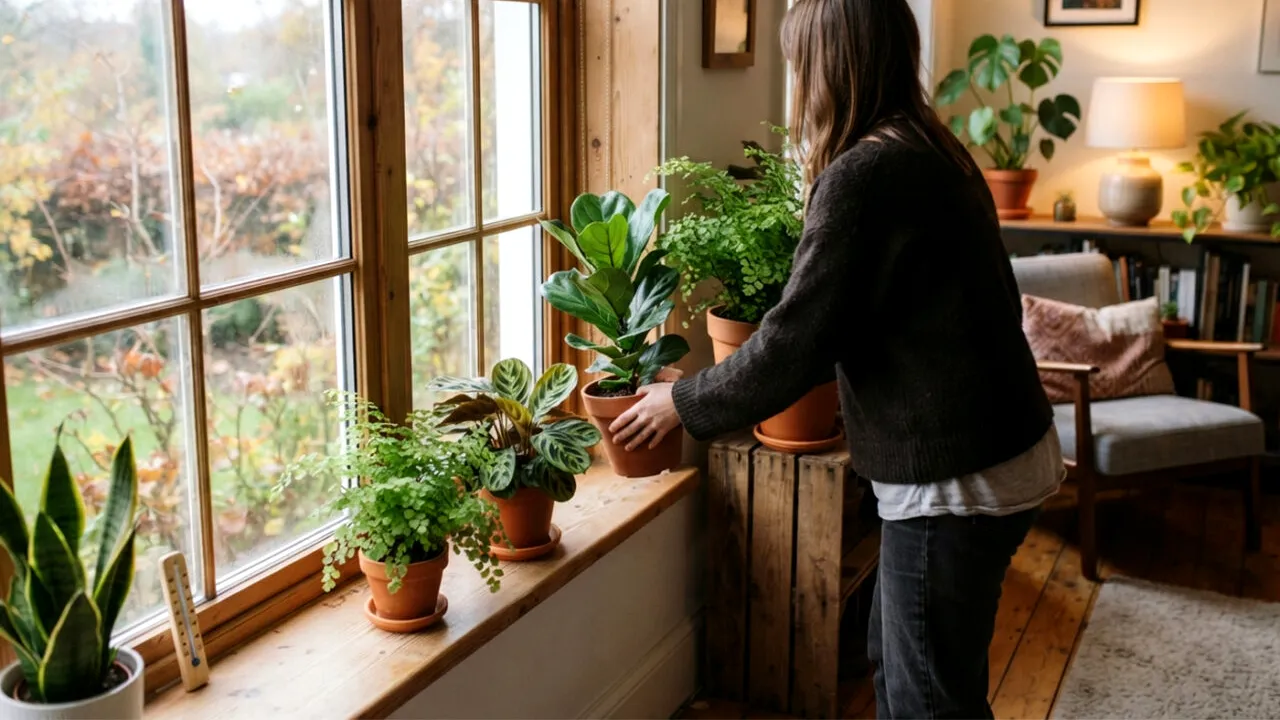 Trebuie îndepărtate de la geam plantele de apartament, odată cu venirea frigului? Le afectează sau nu variațiile mari de temperatură?