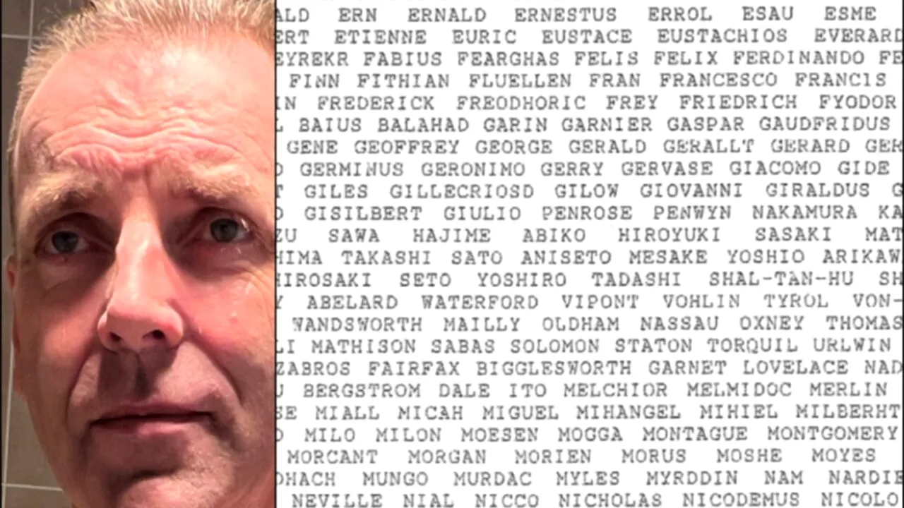 Acest bărbat are CEL MAI LUNG nume din istoria omenirii. De necrezut ce scrie în buletinul lui