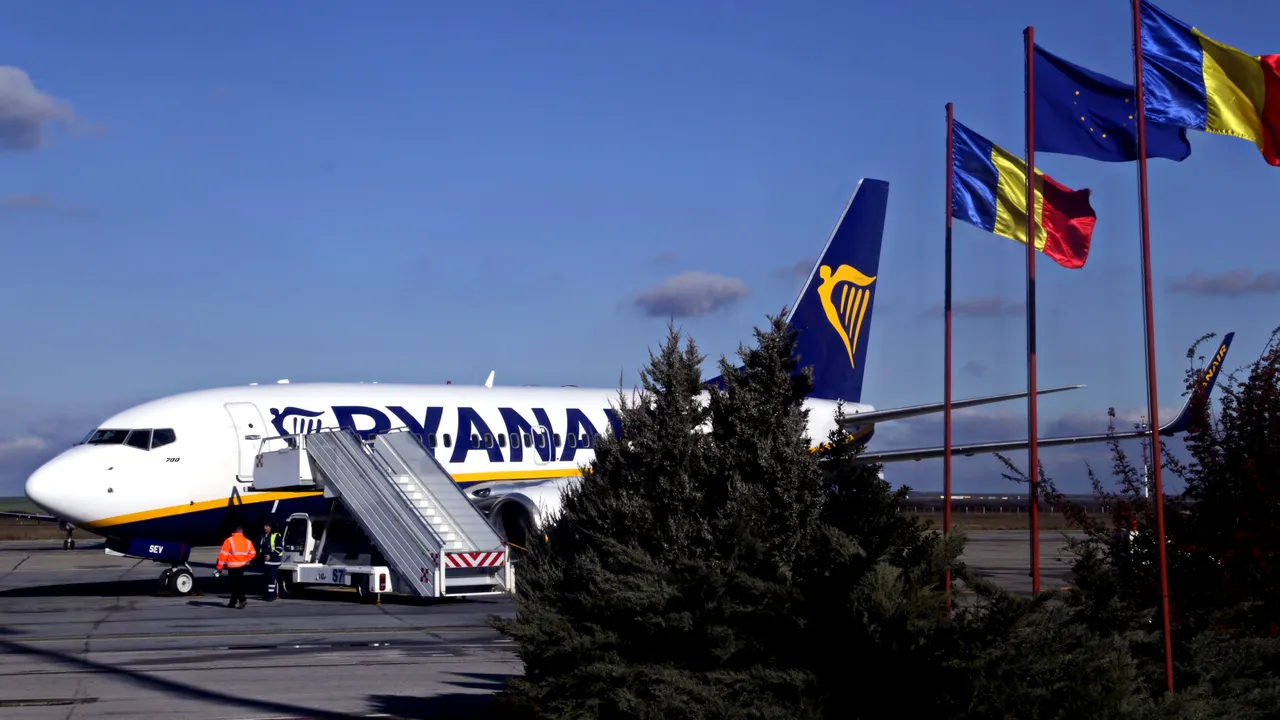 România, afectată direct de dezastrul de la Ryanair: Compania low-cost suspendă o cursă 
