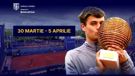 Țiriac Open 2026 începe în weekend ce la București! Ce nume grele din tenis vin lângă Arena Națională