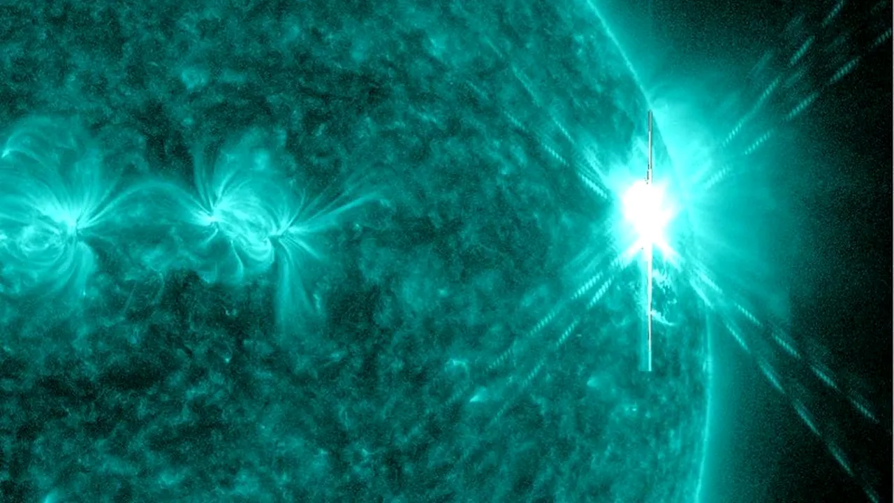 VIDEO. Cum arată cea mai puternică erupție solară din această vară