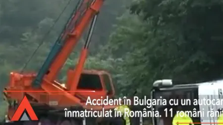 Accident autocar lângă Vidin. 11 români au fost răniți
