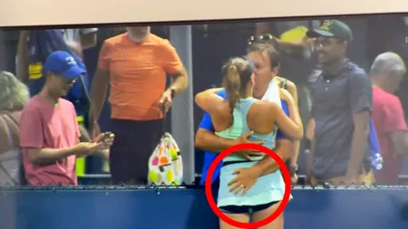 VIDEO | Jucătoare de 16 ani, sărutată pe gură și atinsă pe fund de tatăl său, la US Open. Un alt bărbat din lojă a procedat la fel