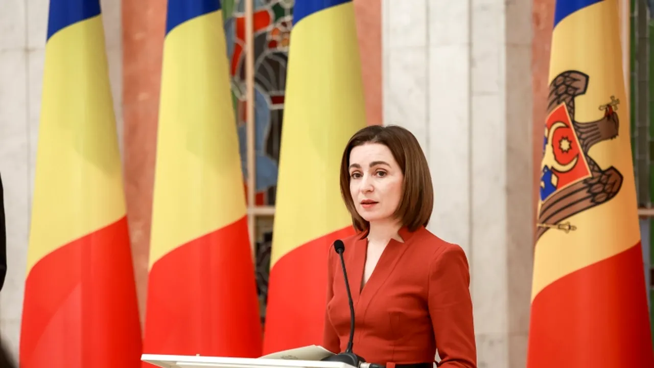 Maia Sandu cere ca granițele Republicii Moldova să fie respectate. Apelul vine în contextul rachetelor rusești care au survolat spațiul aerian al țării