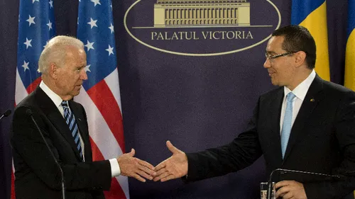 Victor Ponta anunță că a vorbit la telefon cu Joe Biden, la inițiativa vicepreședintelui american. Despre ce au discutat