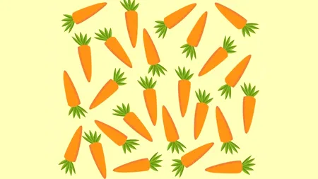 Test de perspicacitate | Găsiți morcovul ciudat! Este diferit de toți ceilalți