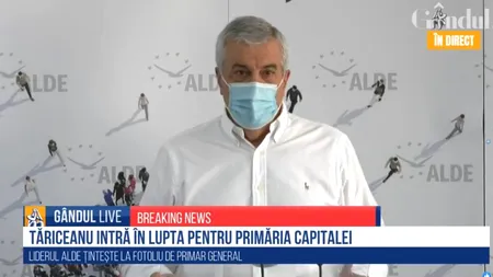 GÂNDUL LIVE. Călin Popescu Tăriceanu, în lupta pentru Primăria Capitalei: „De 30 de ani, Bucureștiul are un electorat liberal și are nevoie de un candidat pe măsură”