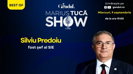Gândul prezintă Best of Marius Tucă Show - miercuri, 9 septembrie, de la ora 19:00
