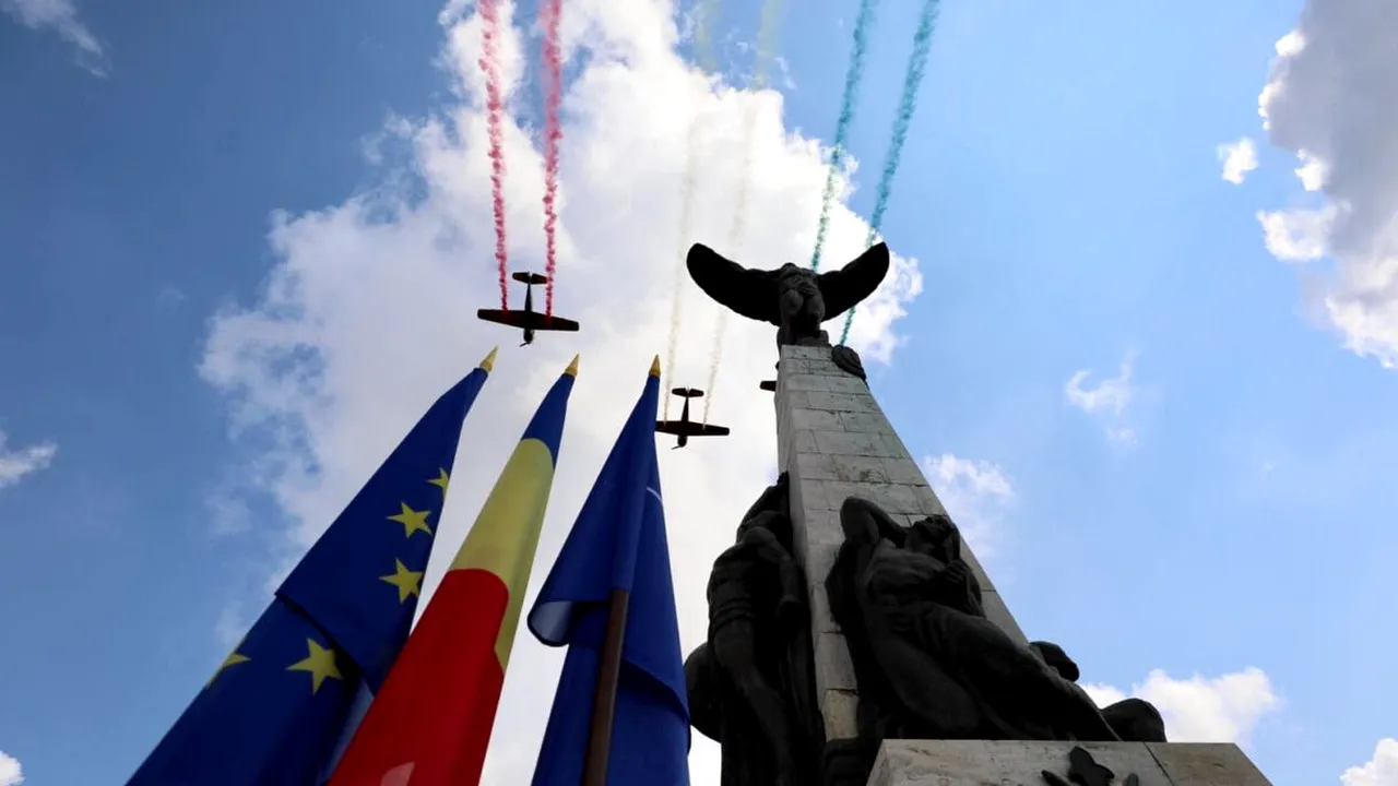 Marcel Ciolacu îi felicită pe toți AVIATORII români / „Profesionalismul și devotamentul lor față de țară merită respectul nostru, al tuturor”