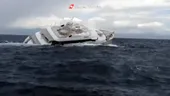 FOTO-VIDEO | Super-iahtul scufundat în Marea Mediterană, în apropiere de Sicilia, aparținea unui oligarh rus și valora o adevărată avere. Echipajul a fost salvat de o navă de patrulare românească