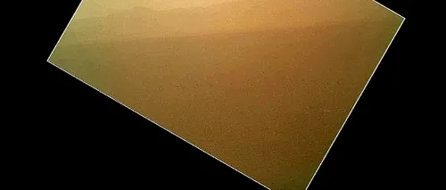 Curiosity a trimis PRIMA FOTOGRAFIE COLOR de pe Marte. VIDEO