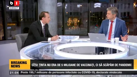 Florin Cîțu, după anunțarea noilor măsuri de relaxare: Nu sunt privilegii, ci încurajări | Ținta nu era de 5 milioane de persoane vaccinate, ci să scăpăm de pandemie – VIDEO