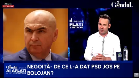 Negoiță nu înțelege de ce PSD l-a dat jos pe Bolojan: „M-au întrebat rude, prieteni, nu am știut să le răspund”