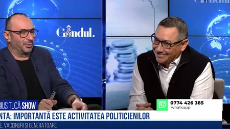 VIDEO | Victor Ponta: „Importantă este activitatea politicienilor”