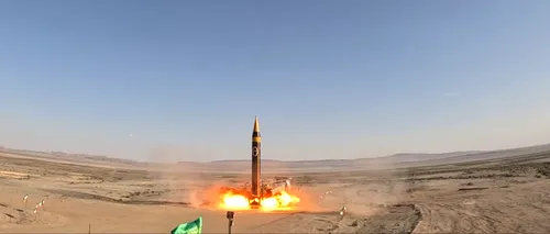 Iranul a testat o nouă RACHETĂ balistică. Mișcarea, văzută ca o amenințare la adresa Israelului