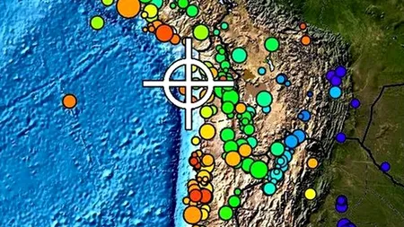 CUTREMUR ÎN CHILE. Alerte de tsunami în Chile, Ecuador și Peru, în urma seismului cu magnitudine de 8,2 UPDATE