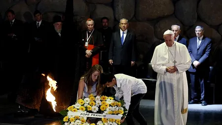 Scrisoarea unei românce care a murit în lagărele naziste, citită la Yad Vashem în prezența Papei