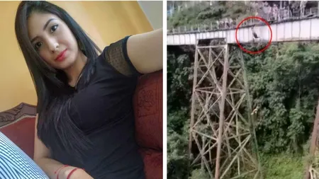 VIDEO| O avocată de 25 de ani a murit după o cădere în gol la bungee jumping. Tânăra a sărit înainte să fie legată de vreun cablu