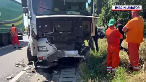 Accident teribil. Doi soți din Craiova au pierit după ce mașina lor s-a izbit de un TIR