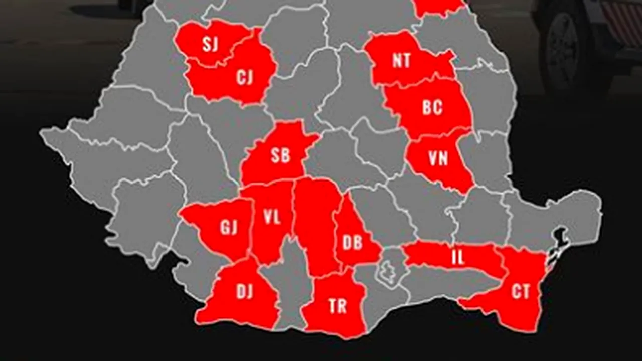 Hartă cu județele  în care șefii de Poliție ar fi fost numiți pe criterii politice, publicată de un deputat USR: „Toate aceste exemple ne arată că oribilele crime de la Caracal se pot repeta oricând