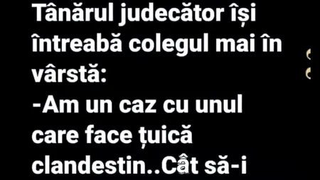 BANCUL zilei | Discuție între judecători