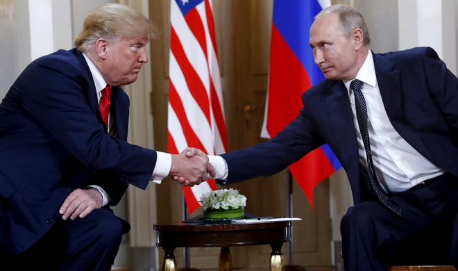 Donald Trump și Vladimir Putin. Sursa Foto: Profimedia 