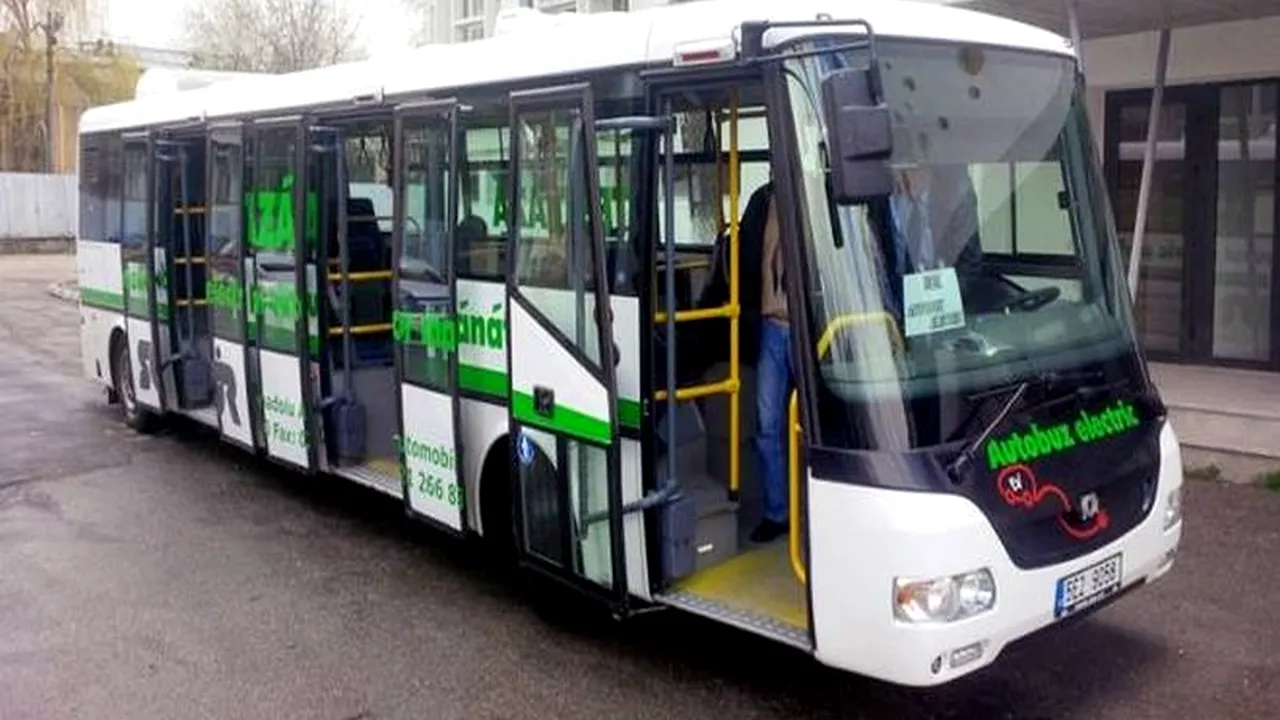Constănțenii pot călători gratuit cu un autobuz electric de sute de mii de euro ce va fi testat cinci zile