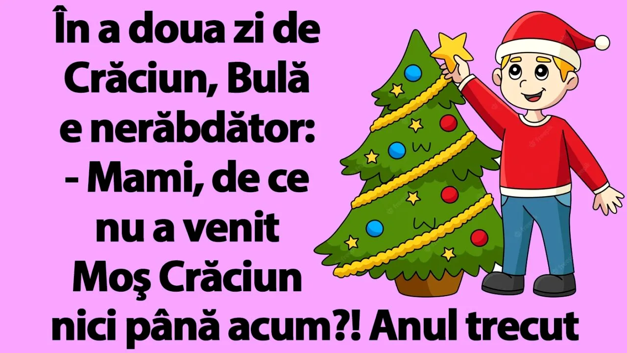 BANC | Bulă, în a doua zi de Crăciun: 