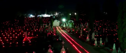ANCHETĂ. Cimitirele din Râmnicu Vâlcea, luminate de Înviere cu 18.000 de lumânări. Poliția anchetează cazul
