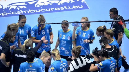 Handbalistele de la CSM București, prima înfrângere în Campionatul României, după o serie de 38 de victorii consecutive. Cine a învins campioana