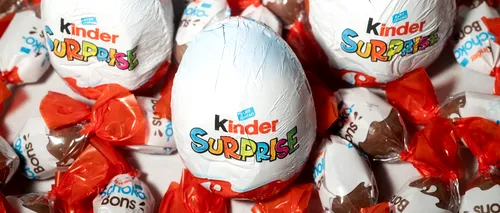 Alertă alimentară în Europa. Ciocolată Kinder retrasă de la rafturi în mai multe țări după zeci de cazuri de salmonella