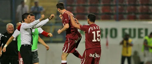 Rapid București - FCM Târgu Mureș 1-1. Anton Heleșteanu a fost lovit cu pumnul în ceafă de preparatorul fizic al FC Rapid în timpul partidei