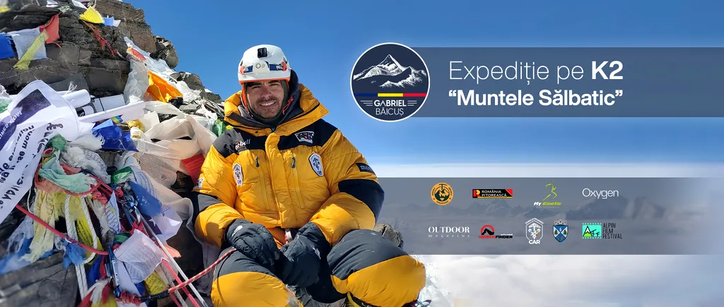 Gabriel Băicuș, alpinistul român care a ESCALADAT Everestul și Lhotse în 24 de ore, va urca pe K2 - „Muntele Sălbatic”