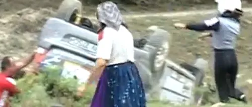 VIDEO: Cum a ajutat o bunicuță din Arad doi piloți de raliu