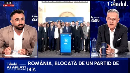 Ionuț Cristache: România este blocată de un partid cu 14%/L-am dat jos pe minoritarul Bolojan ca să-l punem pe ultra-minoritarul Veștea?
