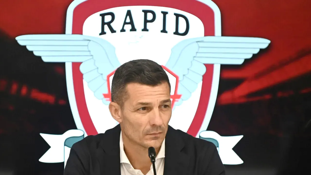 Gâlcă, discurs neașteptat. Ambiţios, antrenorul Rapidului îi cere lui Șucu transferuri noi