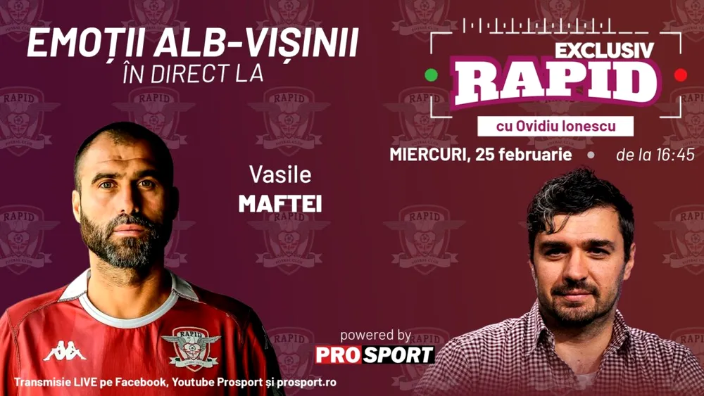 „EXCLUSIV RAPID” – înainte de meciurile cu Slobozia și Craiova