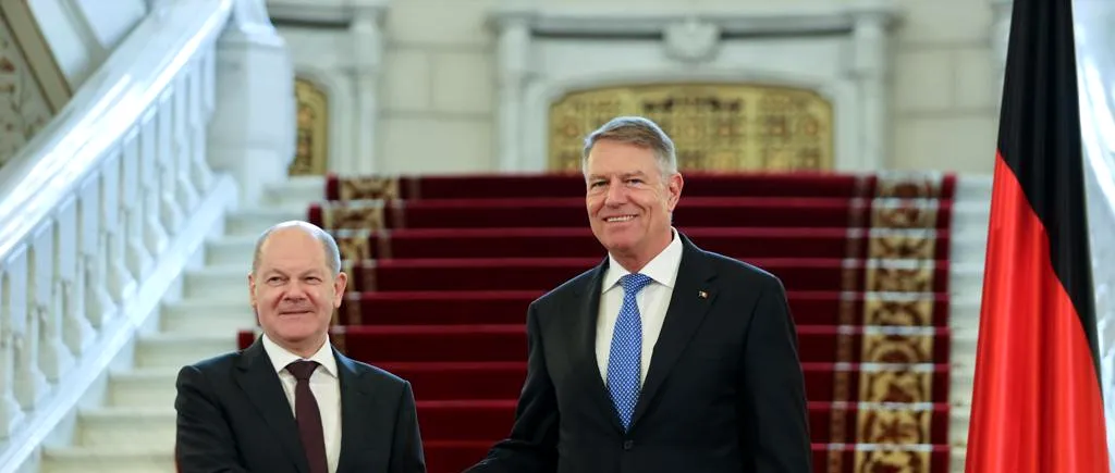 VIDEO FOTO | Cancelarul german Olaf Scholz a fost primit la Cotroceni de președintele Iohannis
