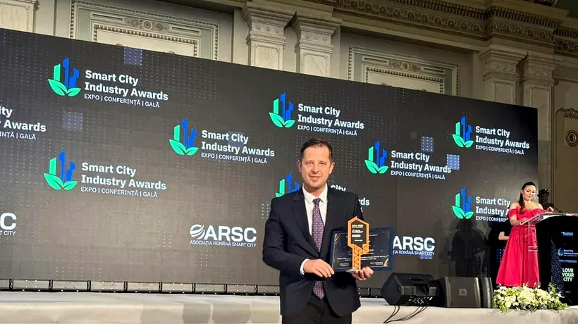 Hubert Thuma a obținut premiul de excelență Smart City Industry pentru proiecte sociale (P)
