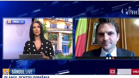 GÂNDUL LIVE. Sebastian Burduja, secretar de stat la Finanțe: ,,România are nevoie de un plan pentru a transforma această criză într-o oportunitate istorică’’