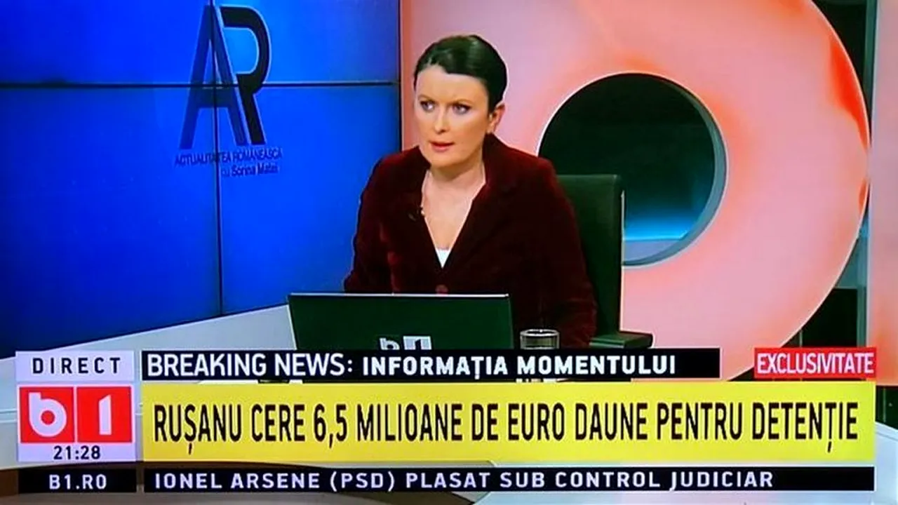 REPLICI DURE. Sorina Matei, acuzată că este susținută de SPUTNIK! Explicațiile conducerii B1 TV după demiterea moderatoarei