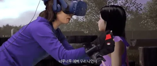 Momentul emoționant în care o mamă și-a întâlnit fiica decedată cu ajutorul realității virtuale - VIDEO
