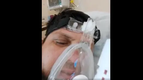 Mesajul unui român care nu credea în COVID, după ce a fost salvat de medici (VIDEO)