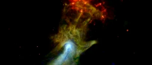 „Mâna lui Dumnezeu, fotografiată în spațiu
