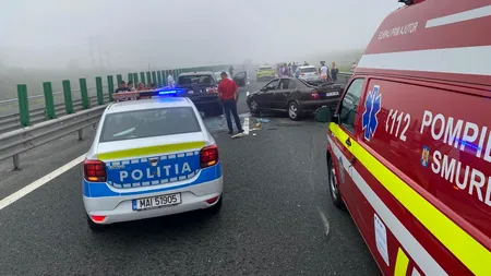 Accidente pe Autostrada Soarelui. ISU Dobrogea: Planul Roșu de intervenție se dezactivează. Traficul rutier a fost reluat pe o bandă | 16 persoane transportate la spital, dintre care 5 copii - FOTO&VIDEO
