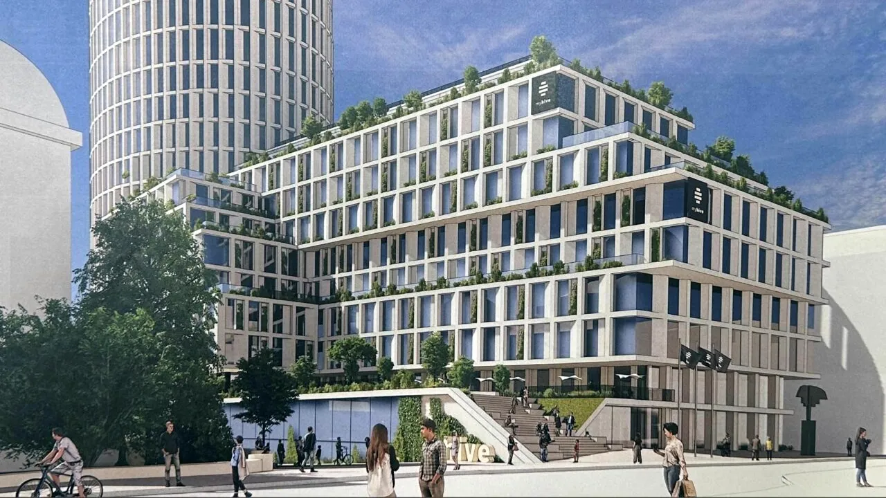 Clădirea de sticlă de pe Calea Victoriei în care a funcționat Bancorex se reface: „Vor fi executate lucrări de reconfigurare spațială”