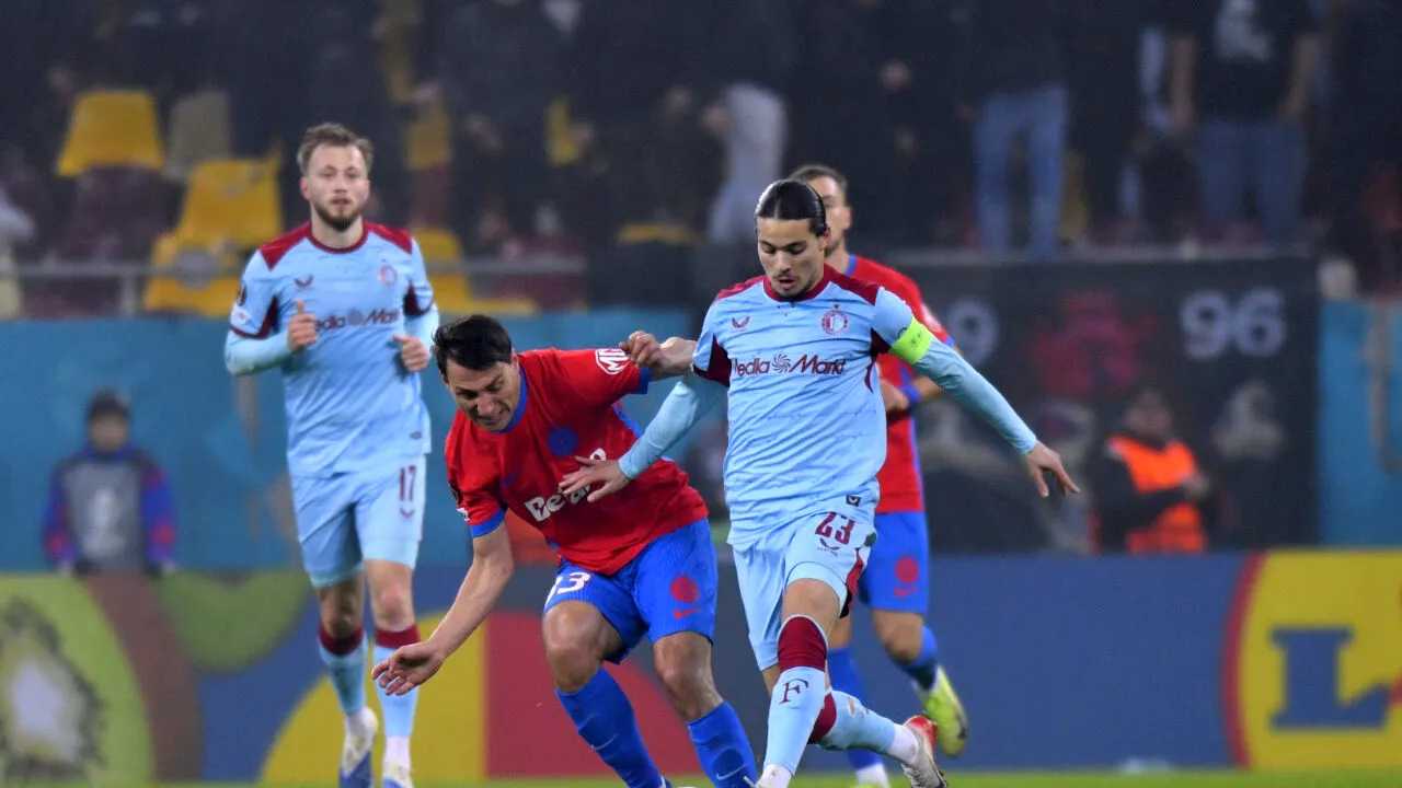 Amenzi de 34.000 de lei, după partida FCSB - Feyenoord Rotterdam (4-3) care a avut loc pe Arena Națională