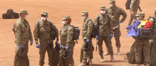 EXCLUSIV. Numărul militarilor dislocați în Mali confirmați cu COVID-19 este în creștere. MApN: Nu se pune problema repatrierii