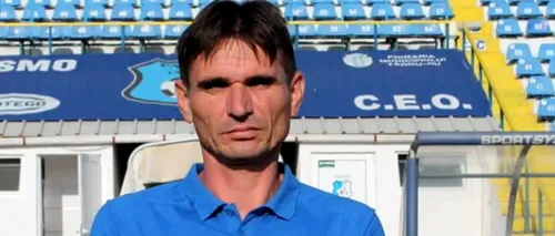 Doliu în fotbalul românesc. A murit Florin Bejinaru, ultimul antrenor al echipei Pandurii. Avea 54 de ani
